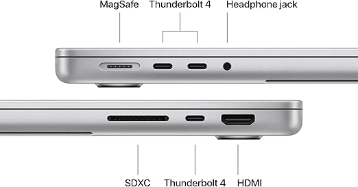 Apple 2025 MacBook Pro Laptop with M5 chip with 10‑core CPU and 10‑core GPU: Built for Apple Intelligence, 14.2-inch Liquid Retina XDR Display, 24GB Unified Memory, 1TB SSD Storage; Silver